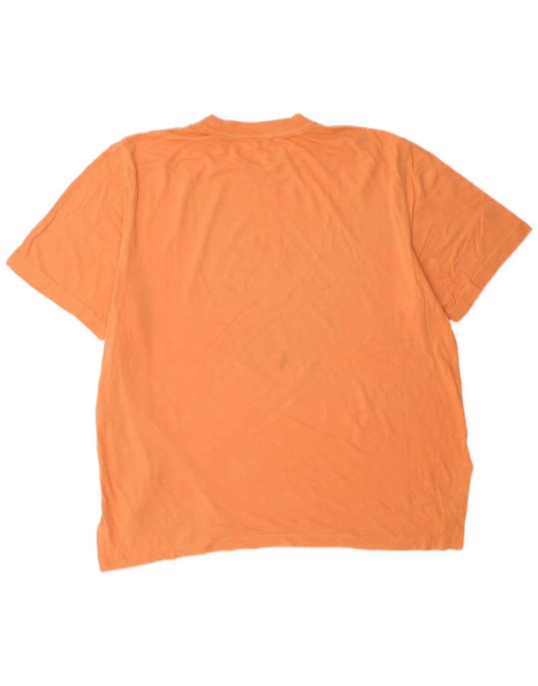 TIMBERLAND Mens Oversized Graphic T-Shirt Top XL Orange Cotton