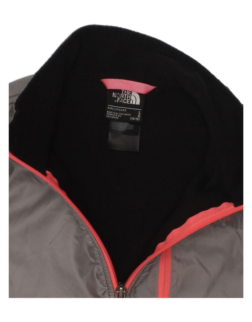 THE NORTH FACE Girls Tracksuit Top Jacket 14-15 Years Black Colourblock | Vintage The North Face | Thrift | Second-Hand The North Face | Used Clothing | Messina Hembry 