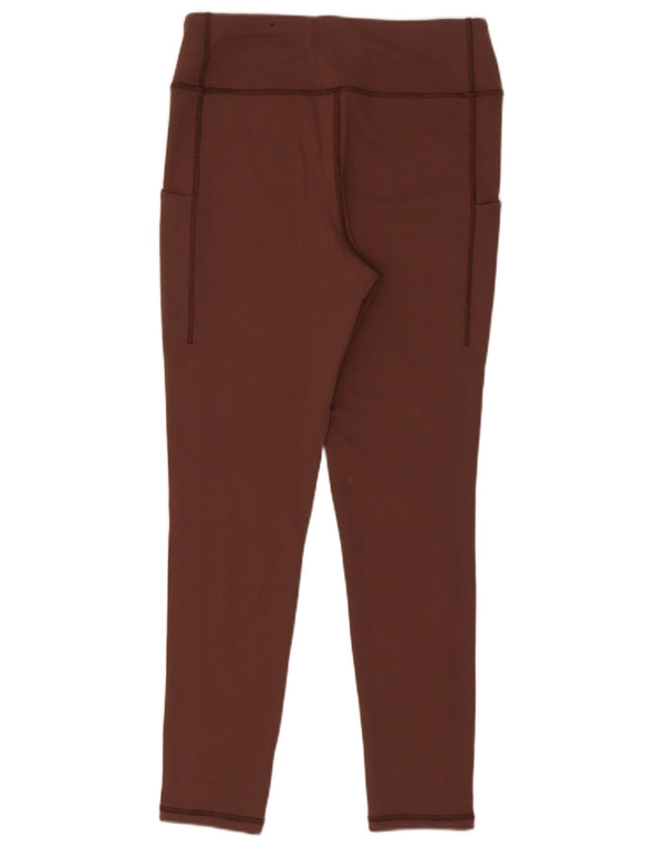 Zara Womens Leggings Medium W28 L29 Brown Viscose