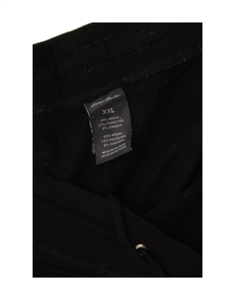 EDDIE BAUER Womens Tracksuit Trousers Joggers UK 20 2XL  Black Modal Vintage Eddie Bauer and Second-Hand Eddie Bauer from Messina Hembry 