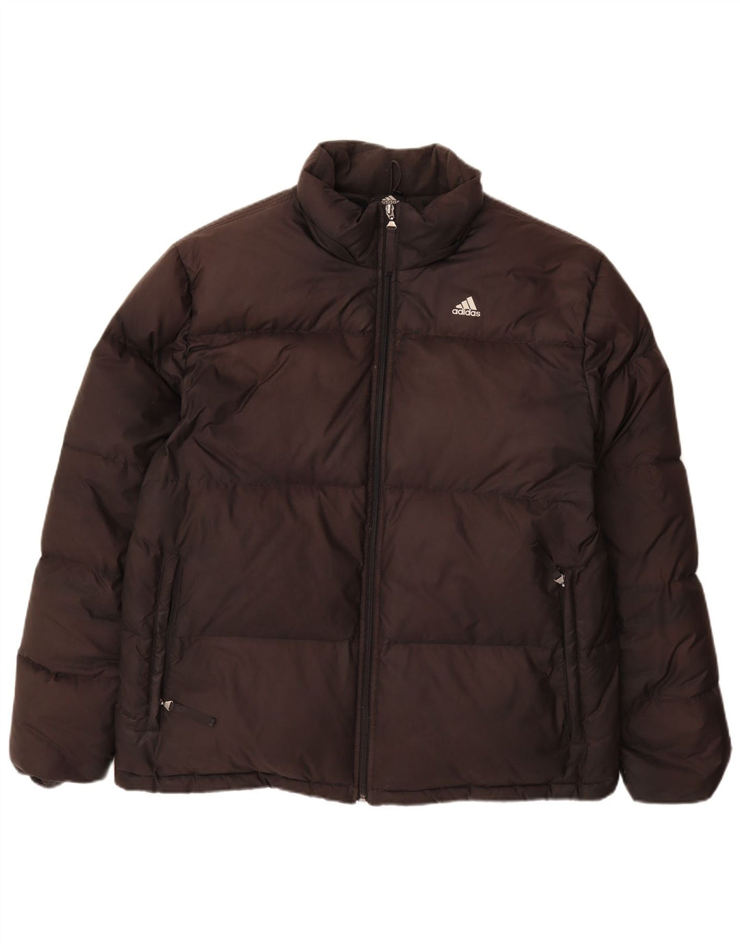 Adidas Mens Padded Jacket UK 40 Large Black Polyester