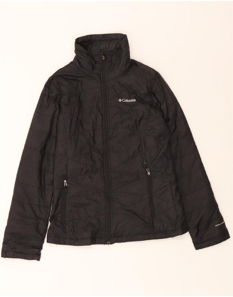 COLUMBIA Womens Omni-Heat Padded Jacket UK 10 Small Black Polyester Vintage Columbia and Second-Hand Columbia from Messina Hembry 
