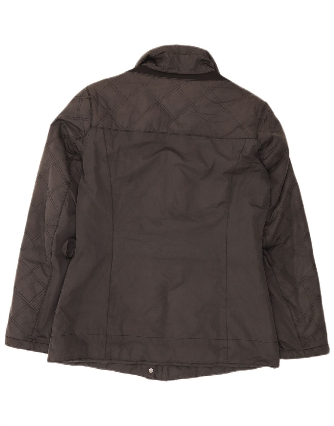 Geox Womens Quilted Jacket IT 38 XS Black Polyester