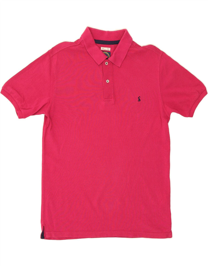 JOULES Mens Classic Fit Polo Shirt Small Pink Cotton Vintage Joules and Second-Hand Joules from Messina Hembry 