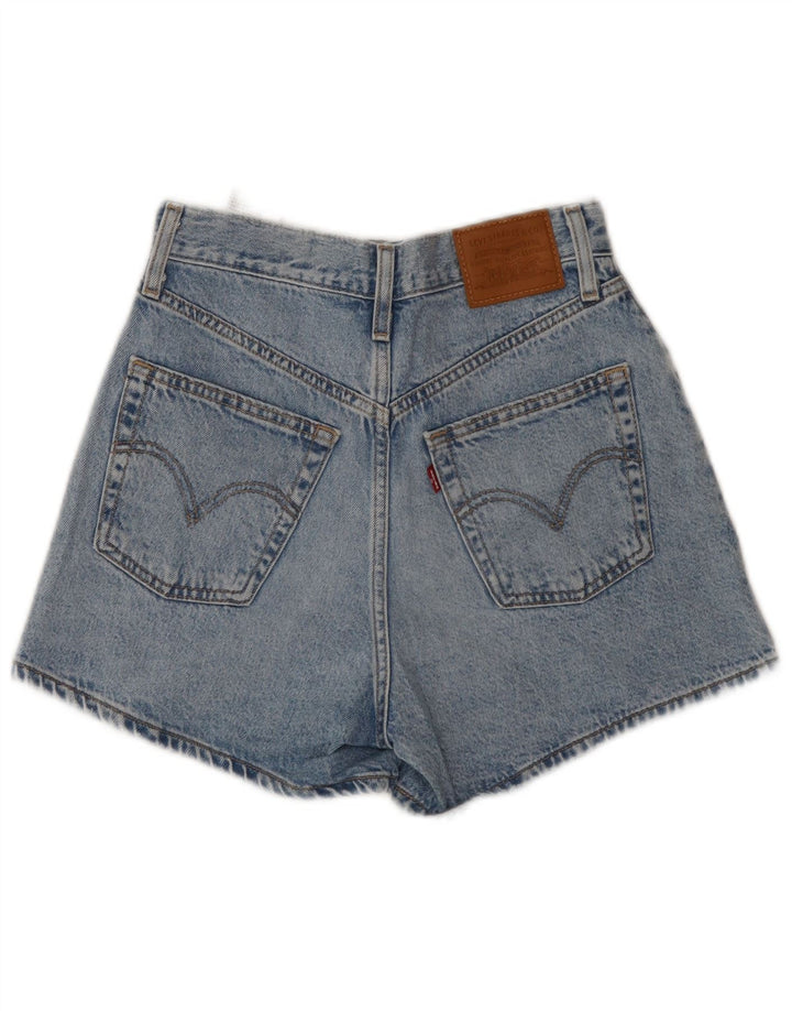 LEVI'S Womens Denim Shorts W24 XS Blue Cotton