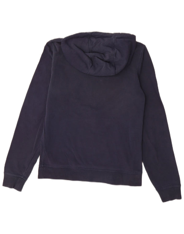 Nike Mens Graphic Hoodie Jumper Small Navy Blue Cotton