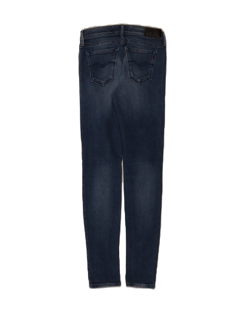 REPLAY Womens JOI Skinny Jeans W27 L28 Blue Cotton Vintage Replay and Second-Hand Replay from Messina Hembry 