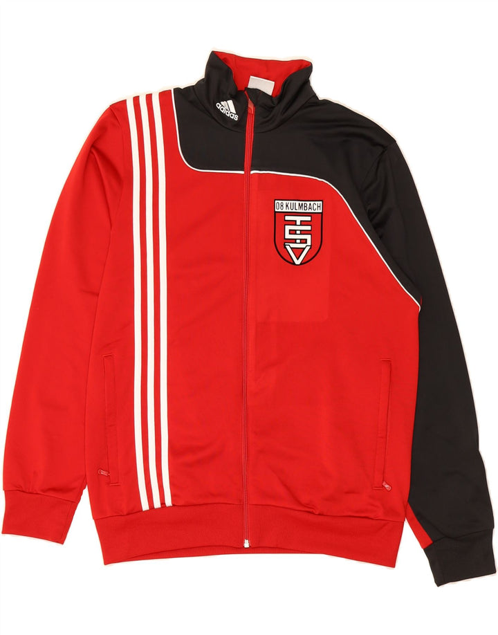 ADIDAS Mens TSV 08 Kulmbach Tracksuit Top Jacket UK 38/40 Medium Red Vintage Adidas and Second-Hand Adidas from Messina Hembry 