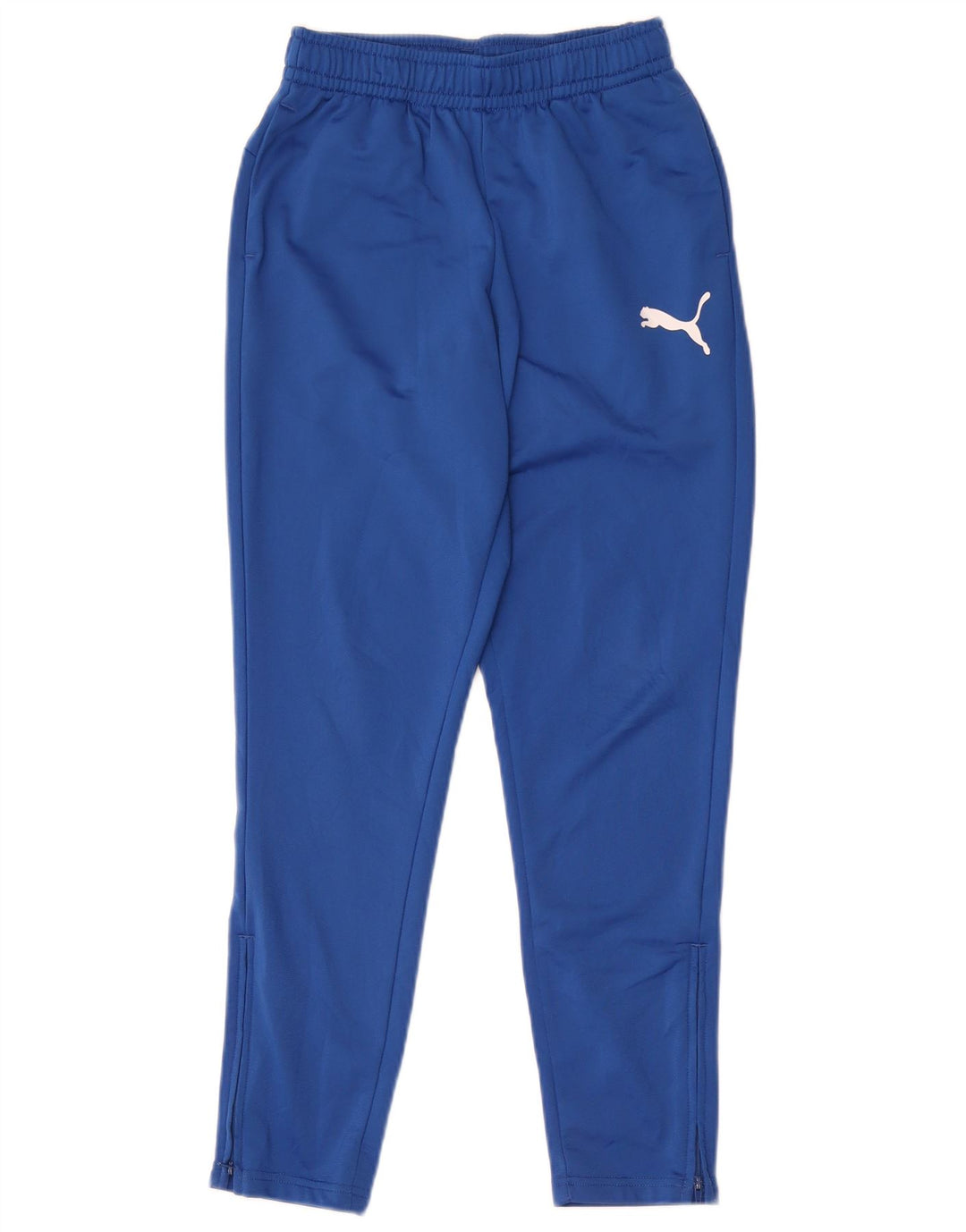Puma Boys Tracksuit Trousers 11-12 Years  Blue Polyester