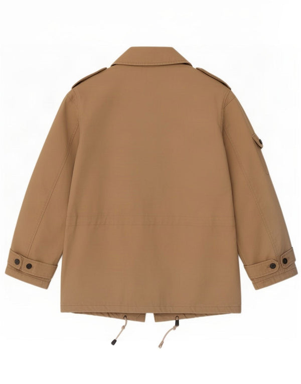 Rifle Mens Military Padded Coat UK 38 Medium Beige Cotton
