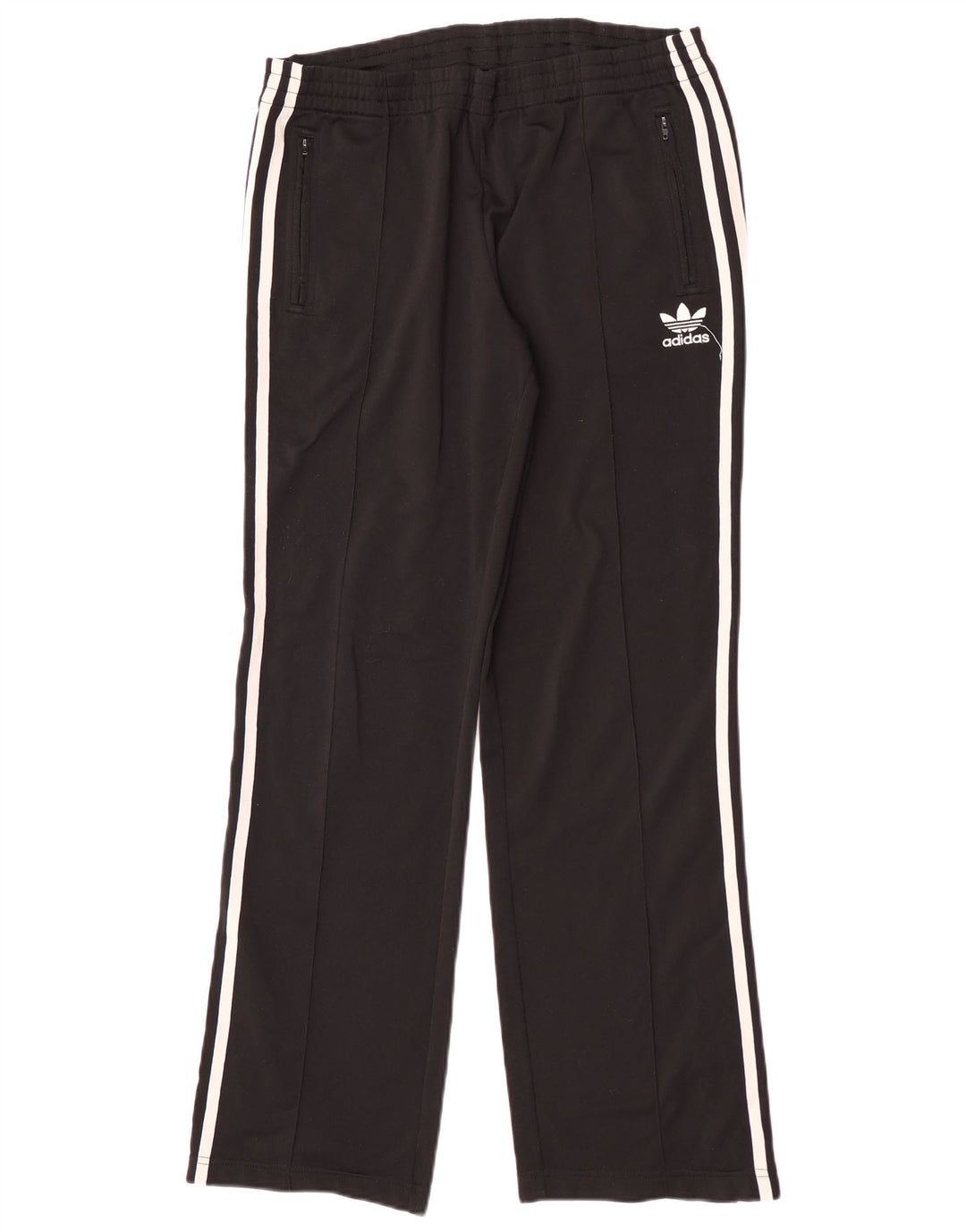 Adidas Womens Tracksuit Trousers Joggers EU 40 Medium Black Polyester