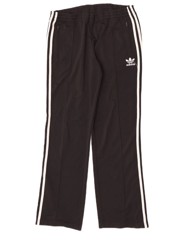 Adidas Womens Tracksuit Trousers Joggers EU 40 Medium Black Polyester