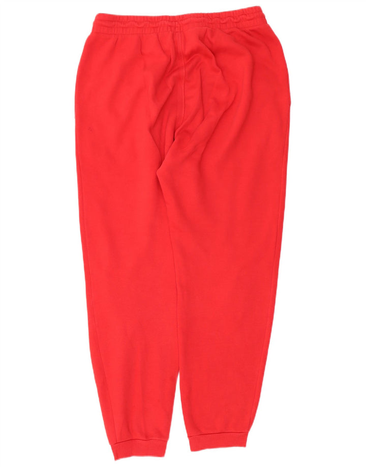 Reebok Mens Tracksuit Trousers Joggers Medium Red Cotton