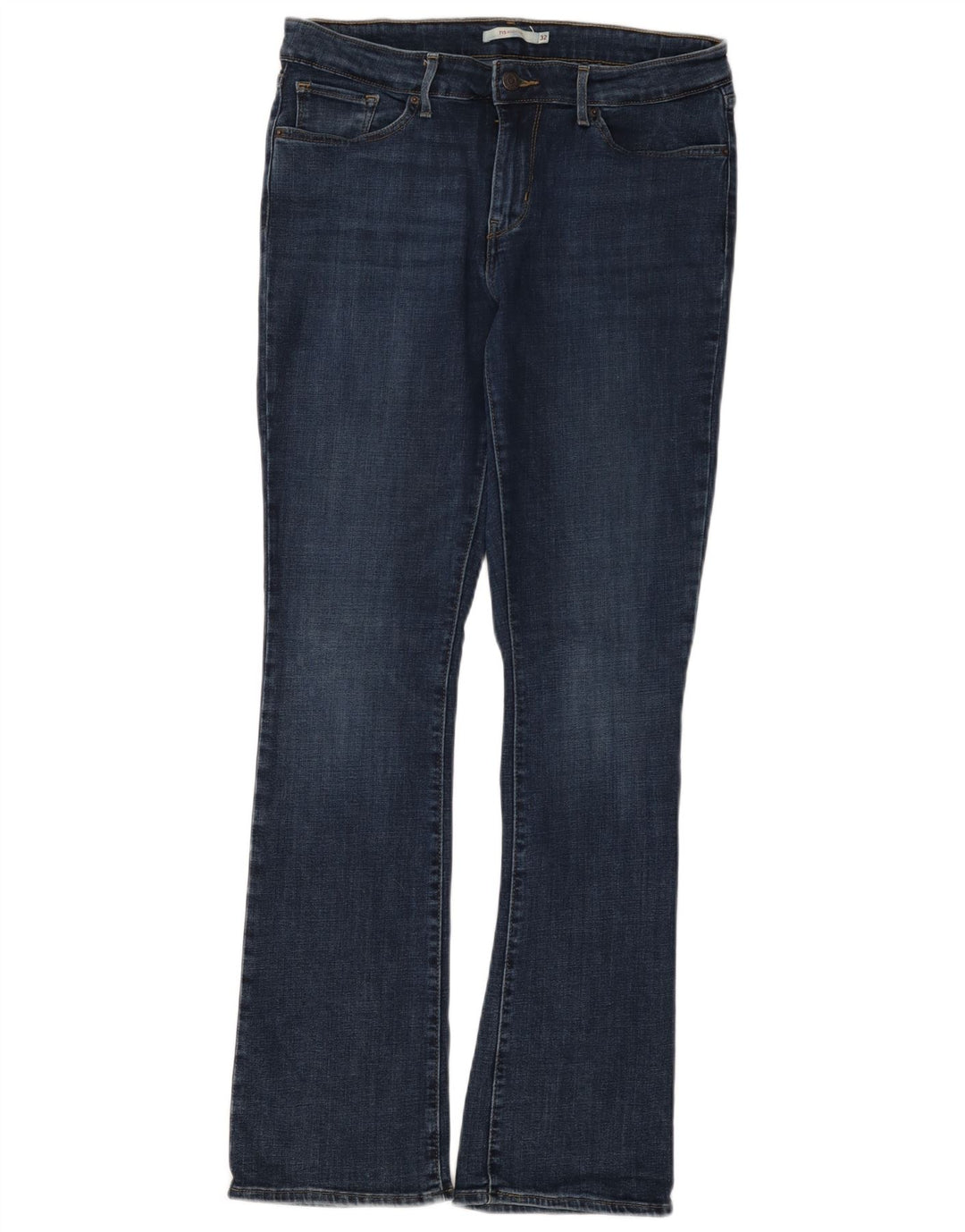 Levi's Womens 715 Bootcut Jeans W32 L32 Navy Blue Cotton