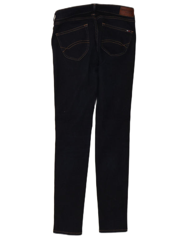 Tommy Hilfiger Womens Skinny Jeans W27 L30 Navy Blue Cotton