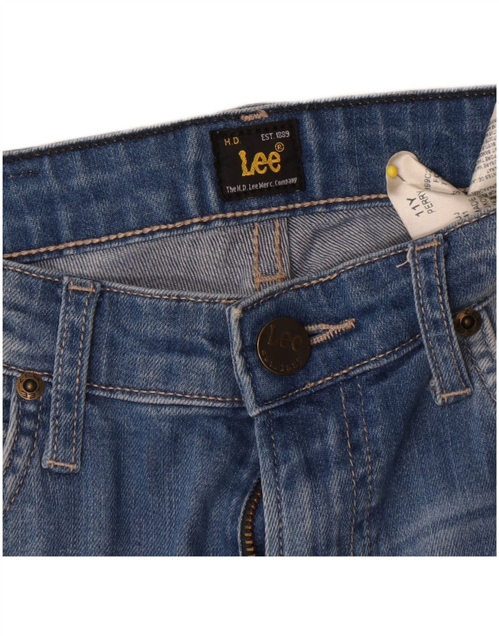 Lee Boys Straight Jeans 10-11 Years W26 L28 Blue Cotton