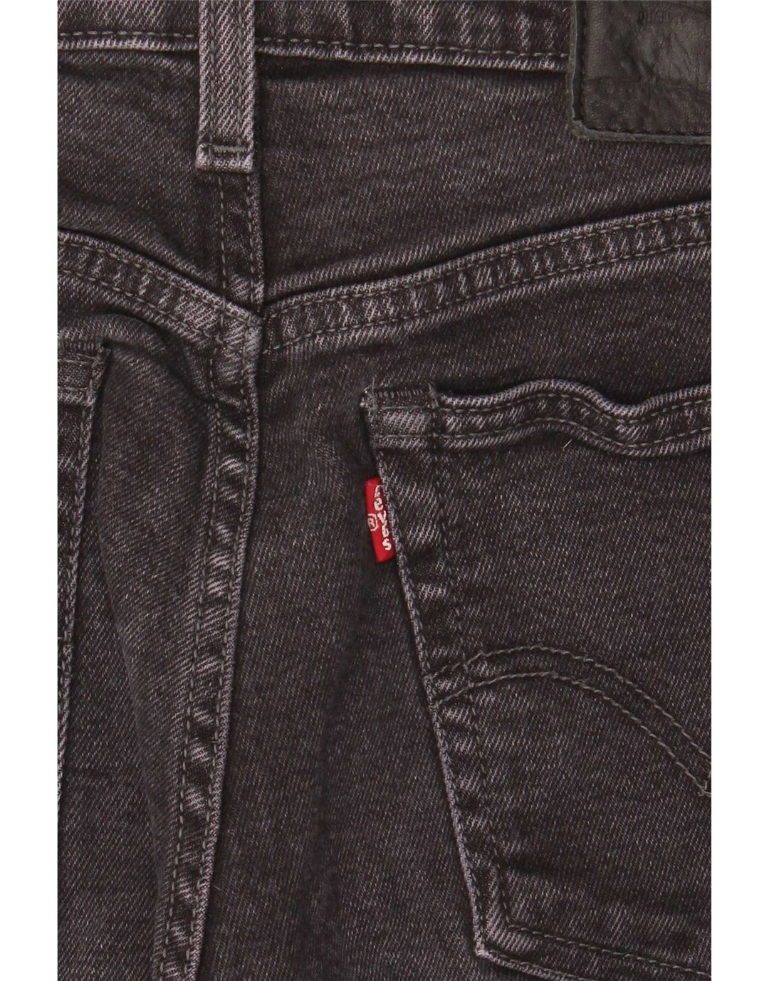 Levi's Womens Slim Jeans W24 L28 Grey Cotton