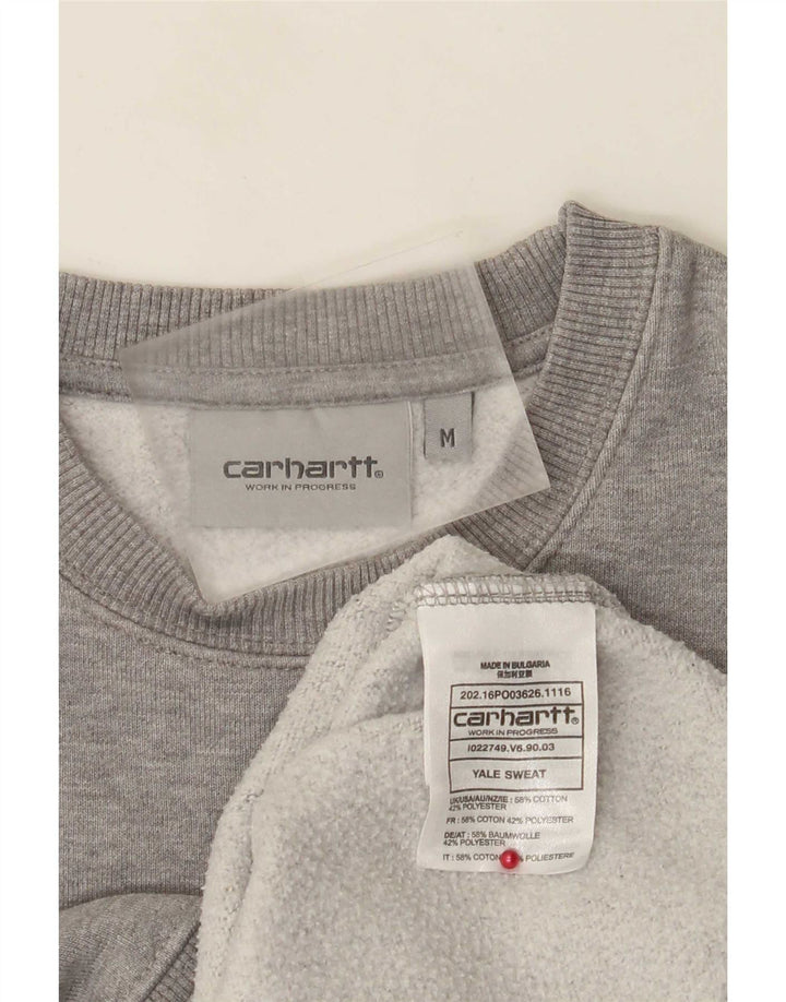 Carhartt Mens Graphic Regular Fit Sweatshirt Jumper Medium Grey Cotton