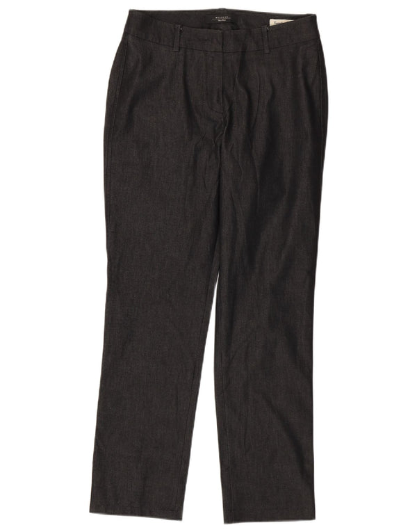 Max Mara Womens Weekend Straight Casual Trousers UK 8 Small W28 L28 Grey