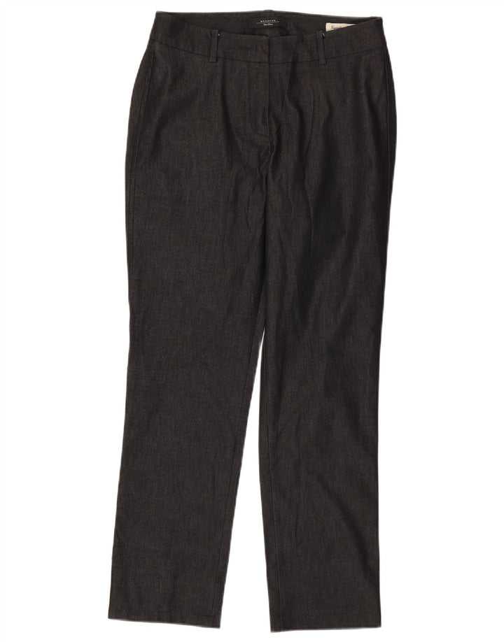 Max Mara Womens Weekend Straight Casual Trousers UK 8 Small W28 L28 Grey