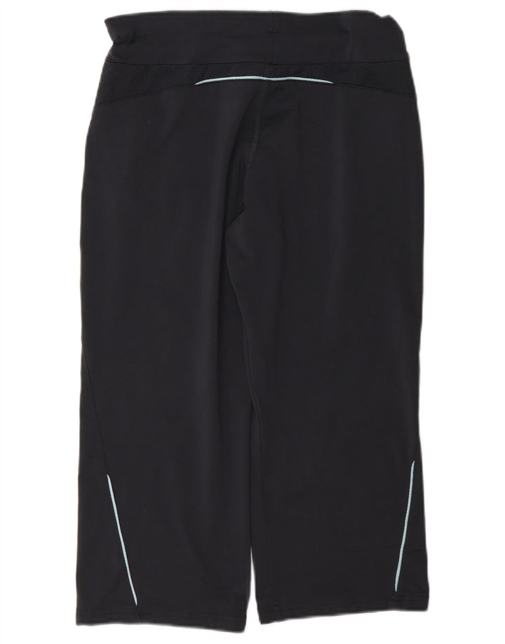 Adidas Womens Capri Tracksuit Trousers UK 14 Medium Grey