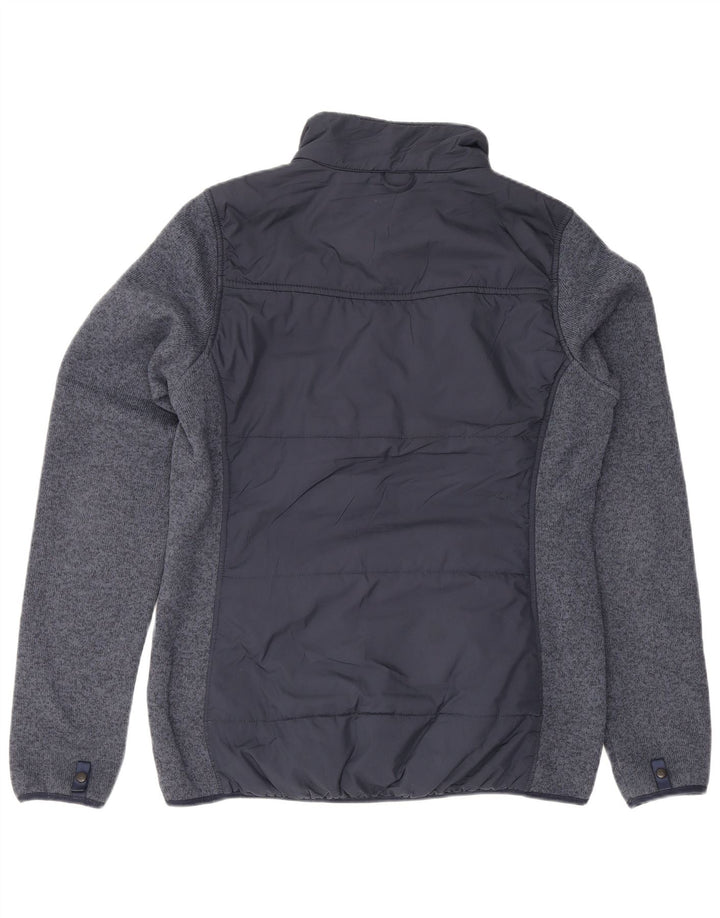 The North Face Womens Windbreaker Jacket UK 14 Medium Navy Blue Polyester