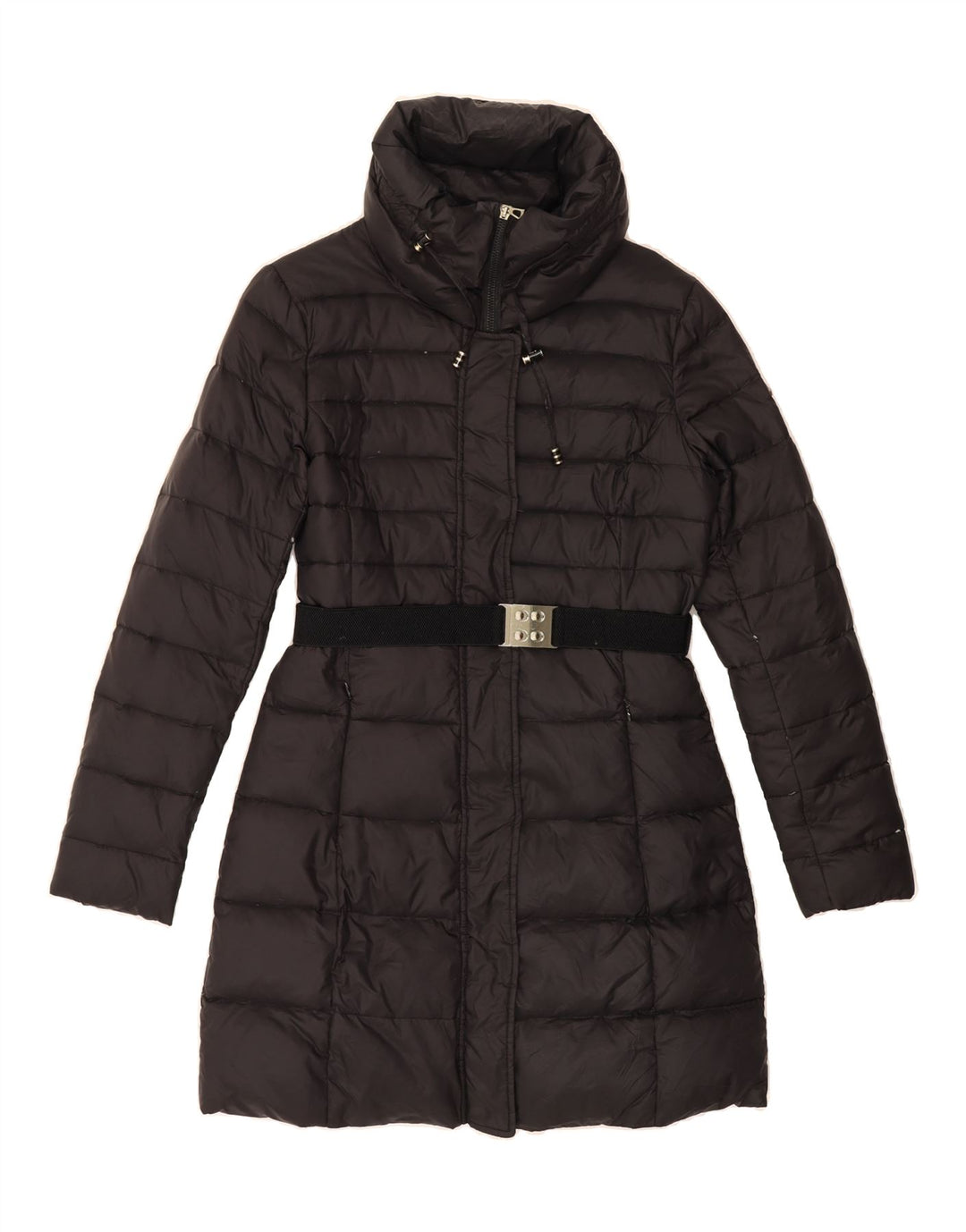 MONTE BIANCO Womens Padded Coat UK 10 Small Black Polyamide Vintage Monte Bianco and Second-Hand Monte Bianco from Messina Hembry 