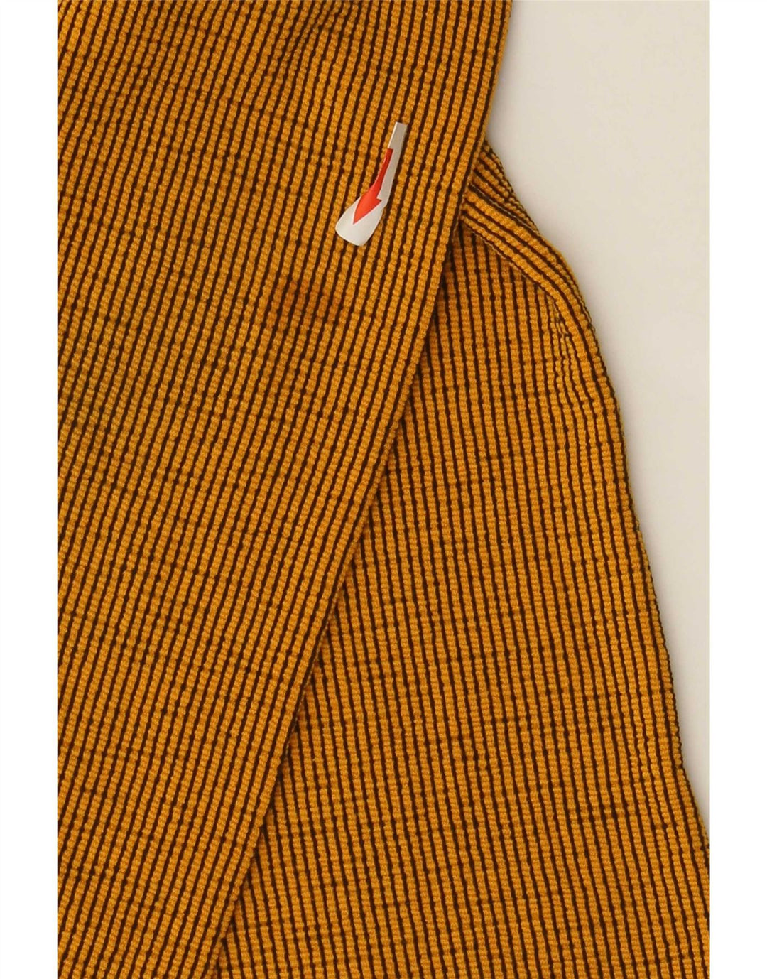 Zara Womens Top Long Sleeve UK 12 Medium Orange Striped