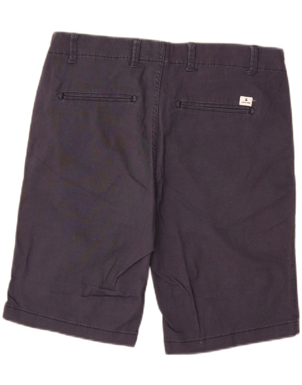 JACK & JONES Mens Regular Fit Chino Shorts W30 Medium Navy Blue Cotton