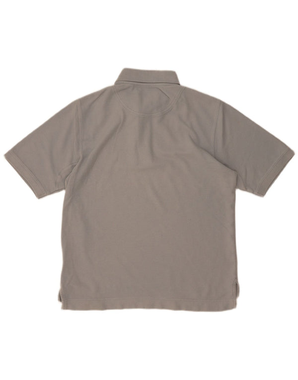 Timberland Mens Polo Shirt Medium Grey Cotton