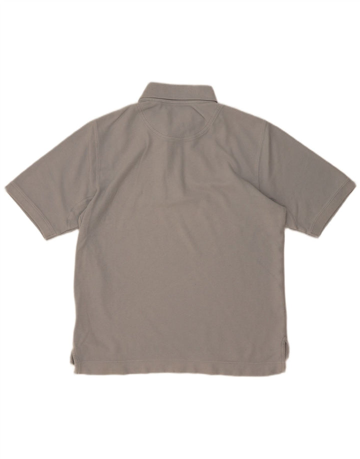 Timberland Mens Polo Shirt Medium Grey Cotton