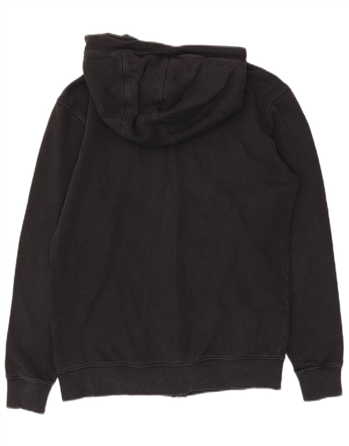 VANS Mens Graphic Zip Hoodie Sweater XS Black Cotton