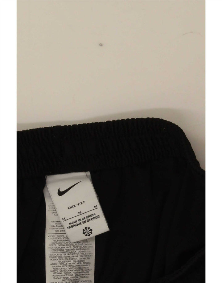 Nike Mens Dri Fit Tracksuit Trousers Medium  Black Colourblock Polyester