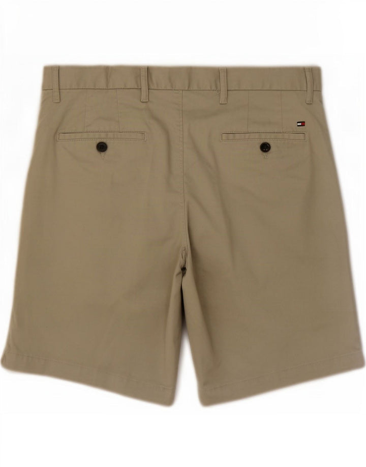 Tommy Hilfiger Mens Chino Shorts W36 Large Beige Cotton