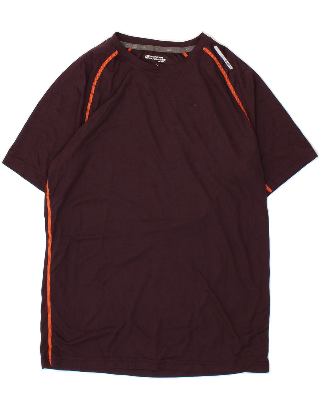 MOUNTAIN WAREHOUSE Mens T-Shirt Top Small Burgundy Polyester Vintage Mountain Warehouse and Second-Hand Mountain Warehouse from Messina Hembry 