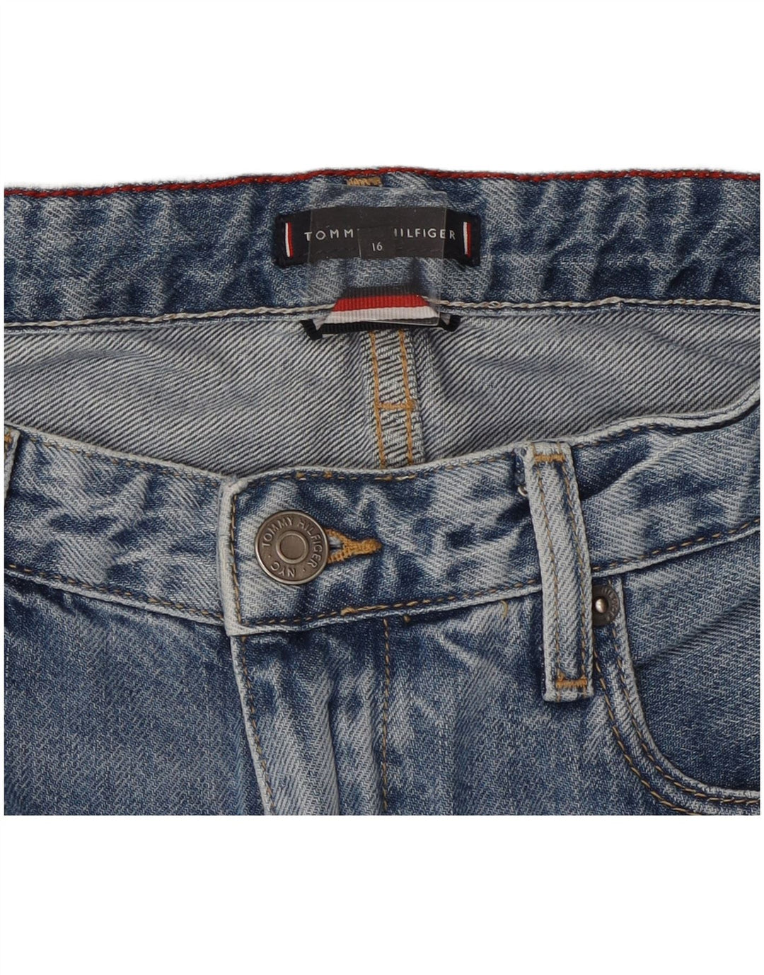 Tommy Hilfiger Boys Denim Shorts 15-16 Years W28 Blue