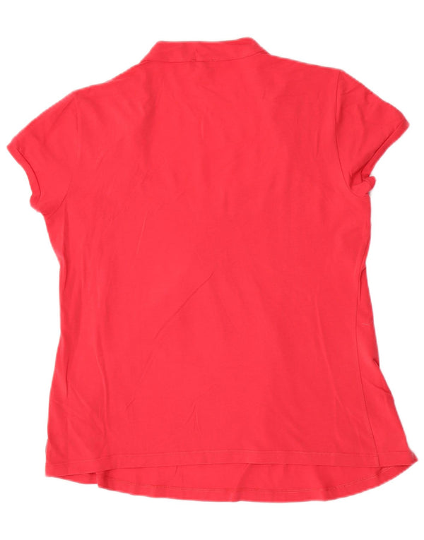 Armani Jeans Womens T-Shirt Top UK 22 3XL Red Cotton