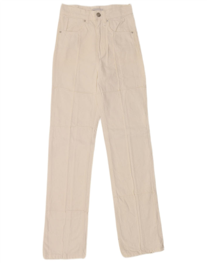 Zara Womens Straight Jeans EU 32 2XS W22 L31 White