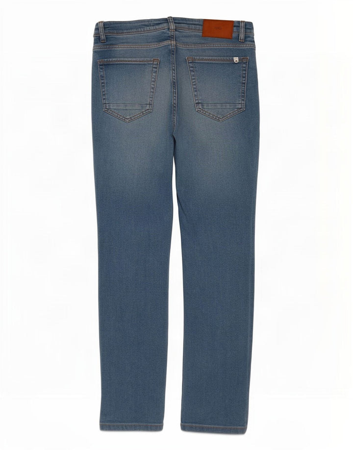 Zara Mens Slim Jeans EU 42 Large W32 L30 Blue Cotton
