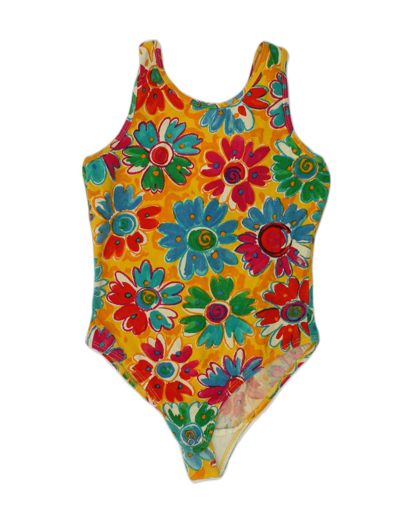 BENETTON Girls Swimwear 6-7 Years XL Multicoloured Floral | Vintage Benetton | Thrift | Second-Hand Benetton | Used Clothing | Messina Hembry 