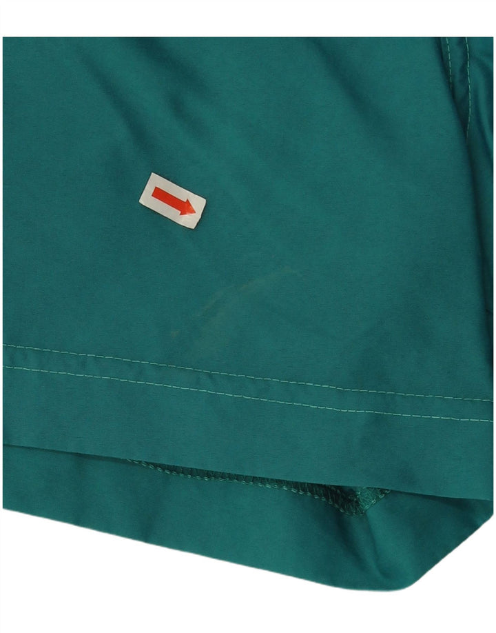 Kappa Mens Graphic Swimming Shorts Medium  Green Colourblock Polyester