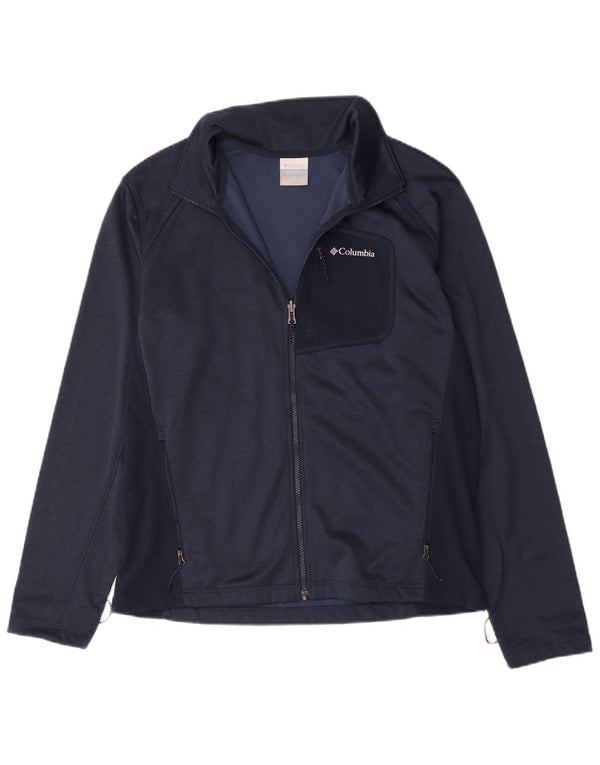 Columbia Mens Interchange Liner Tracksuit Top Jacket Medium Navy Blue