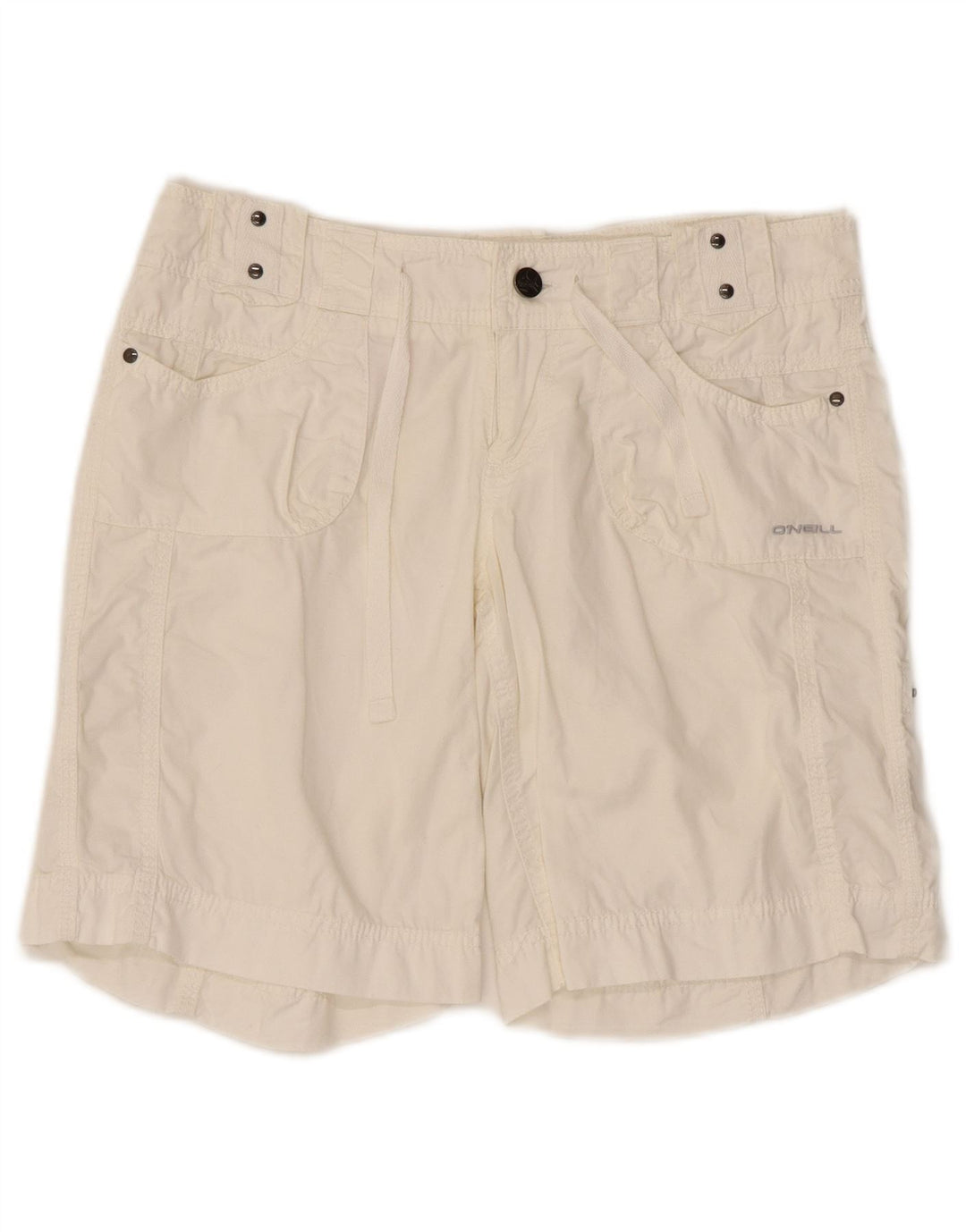O'Neill Womens Casual Shorts W26 Small  White Cotton
