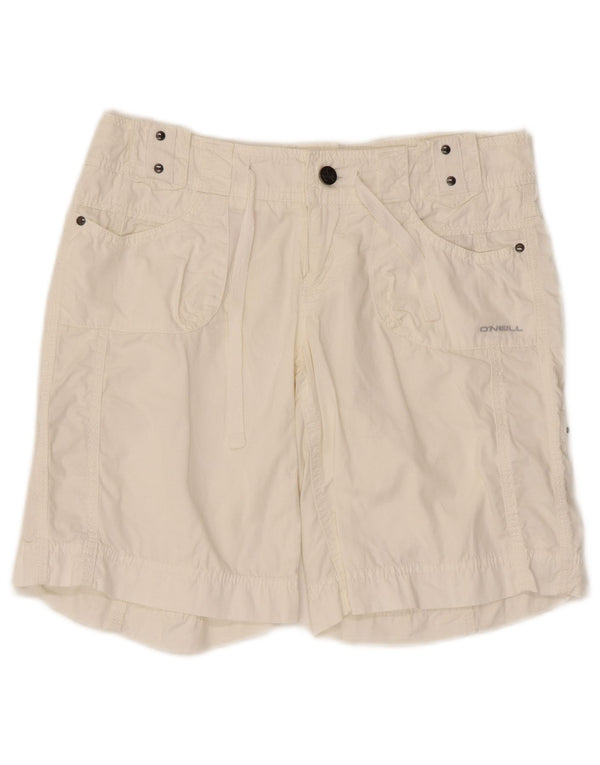 O'Neill Womens Casual Shorts W26 Small  White Cotton