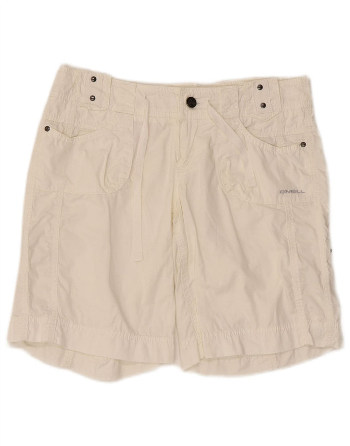 O'Neill Womens Casual Shorts W26 Small  White Cotton