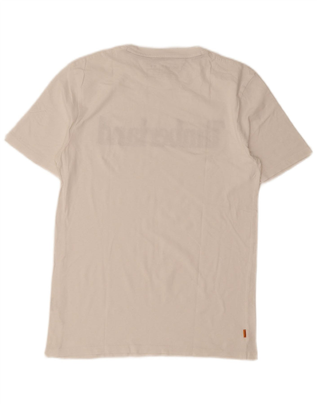 Timberland Mens Regular Fit Graphic T-Shirt Top Small White Cotton