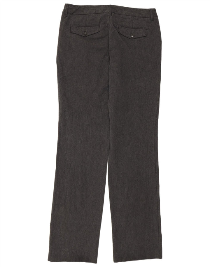 Eddie Bauer Womens Straight Chino Trousers US 4 Small W29 L32 Grey