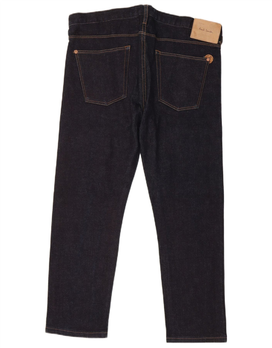 PAUL SMITH Mens Straight Jeans W32 L25 Navy Blue Cotton