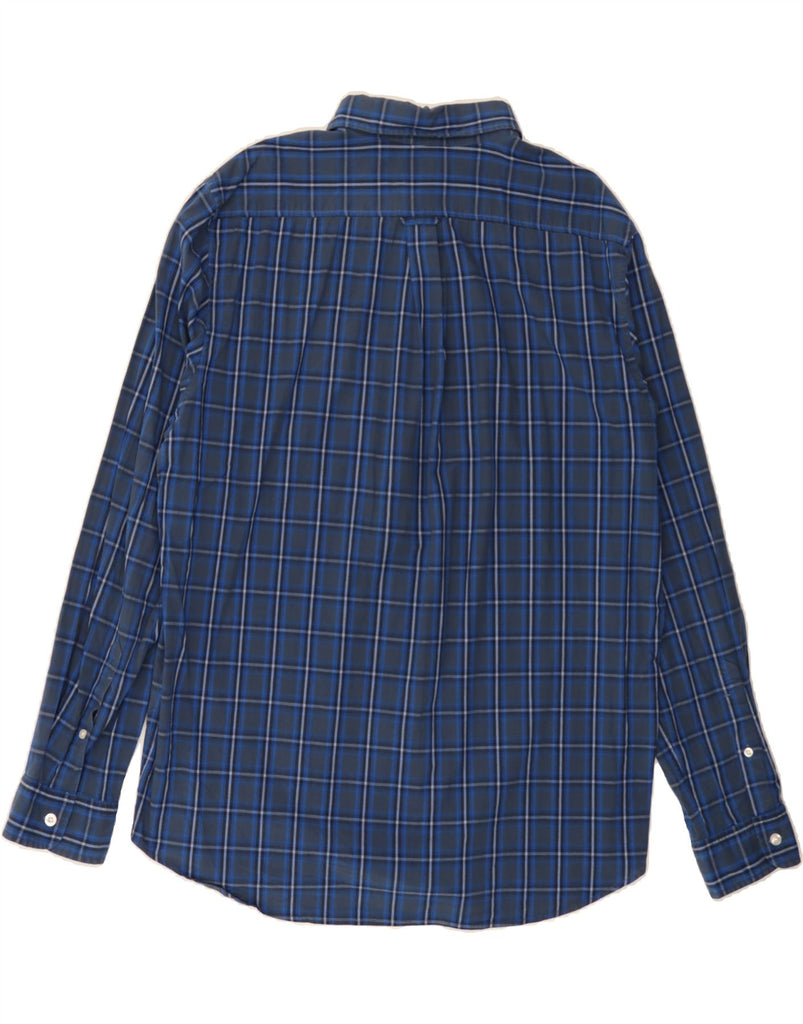TIMBERLAND Mens Regular Fit Shirt XL Navy Blue Check Vintage Timberland and Second-Hand Timberland from Messina Hembry 