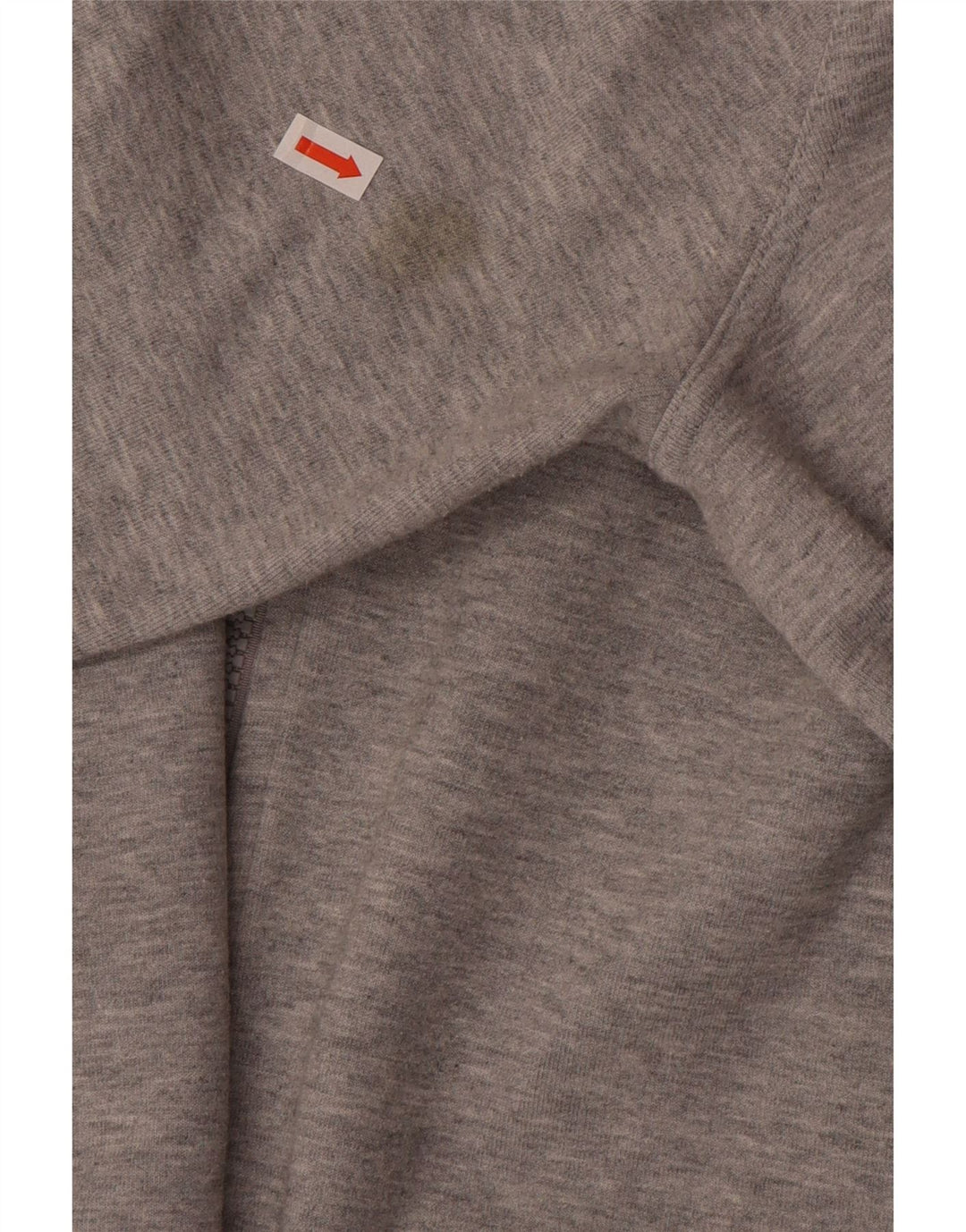 Nike Mens Zip Hoodie Sweater Large Grey Colourblock Cotton